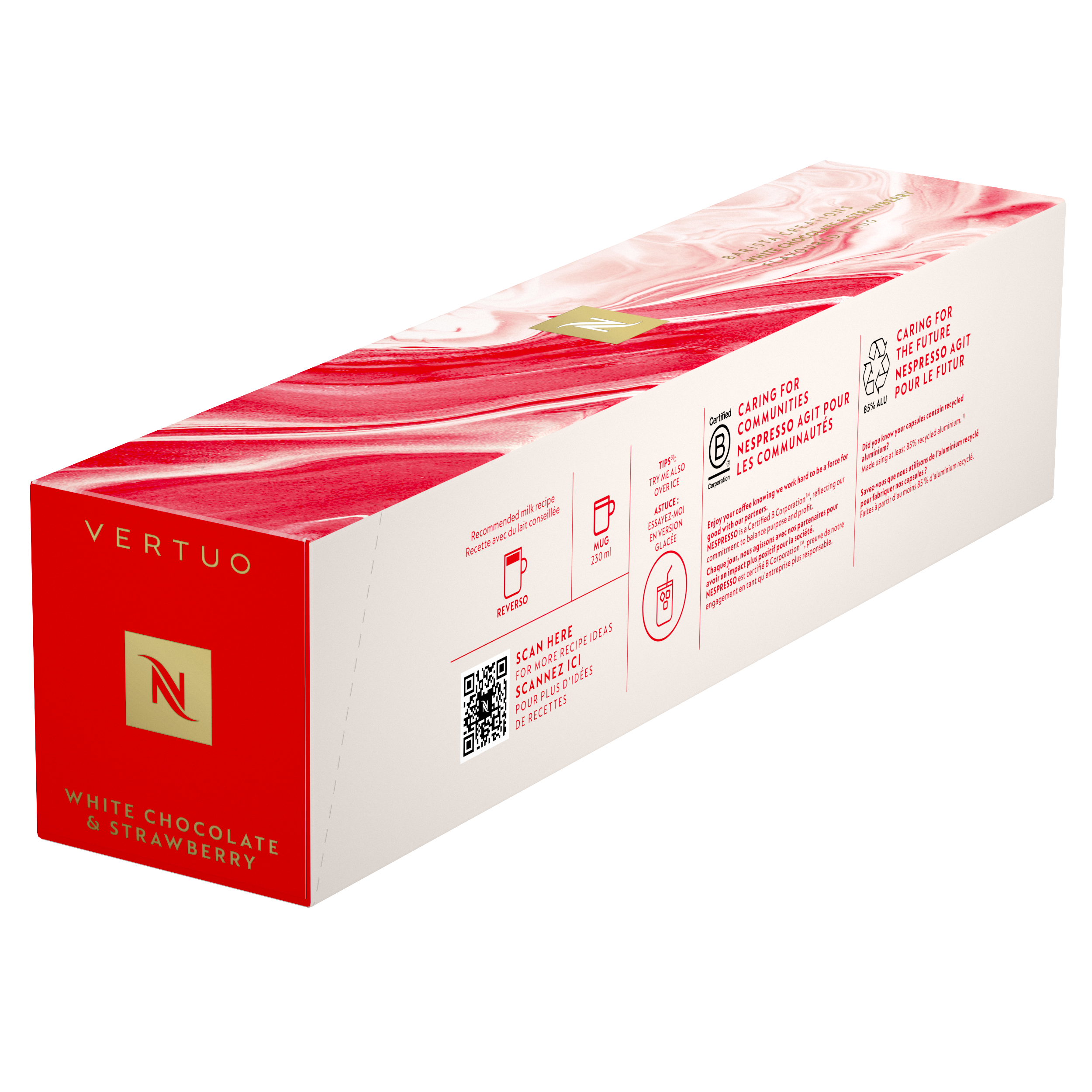 White chocolate & strawberry